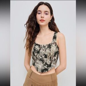 Cat corset top